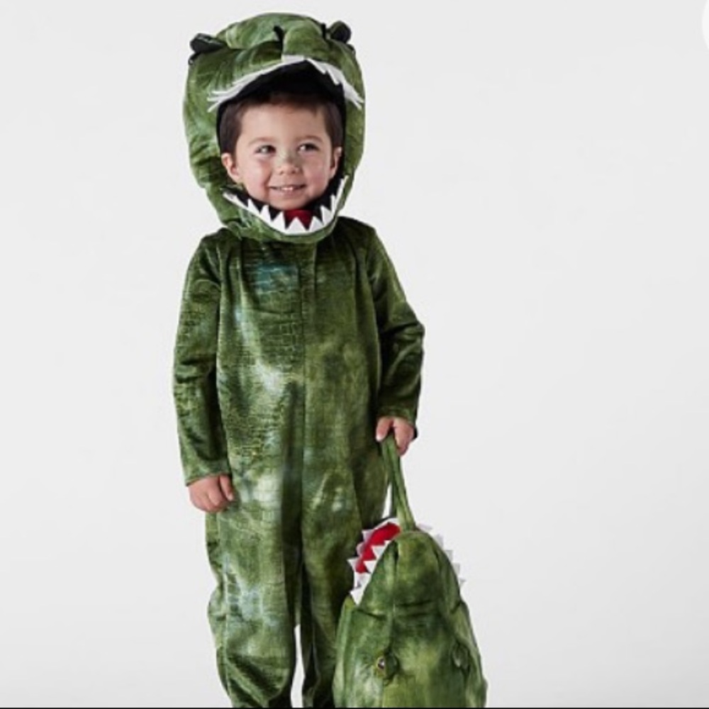 Pottery barn kids T-Rex Halloween costume